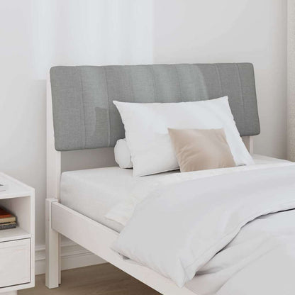 Testiera imbottita Grigio chiaro 90 cm Pino massello