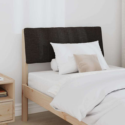 Testiera imbottita Nero 75 cm Pino massello