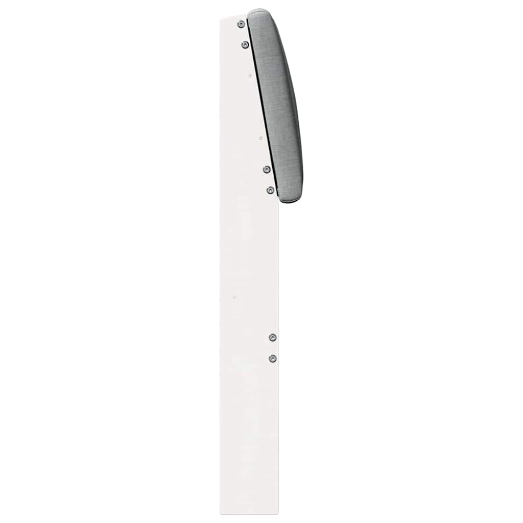 Testiera imbottita Grigio chiaro 75 cm Pino massello