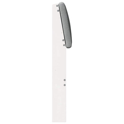 Testiera imbottita Grigio chiaro 75 cm Pino massello