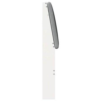 Testiera imbottita Grigio chiaro 200 cm Pino massello