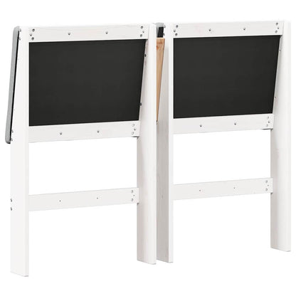 Testiera imbottita Grigio chiaro 120 cm Pino massello