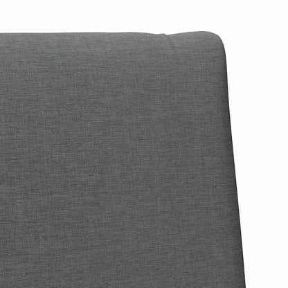 Testiera imbottita Grigio scuro 100 cm Pino massello