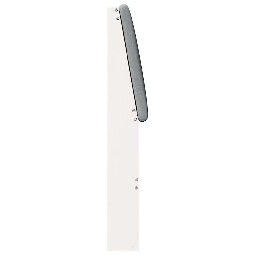 Testiera imbottita Grigio chiaro 100 cm Pino massello