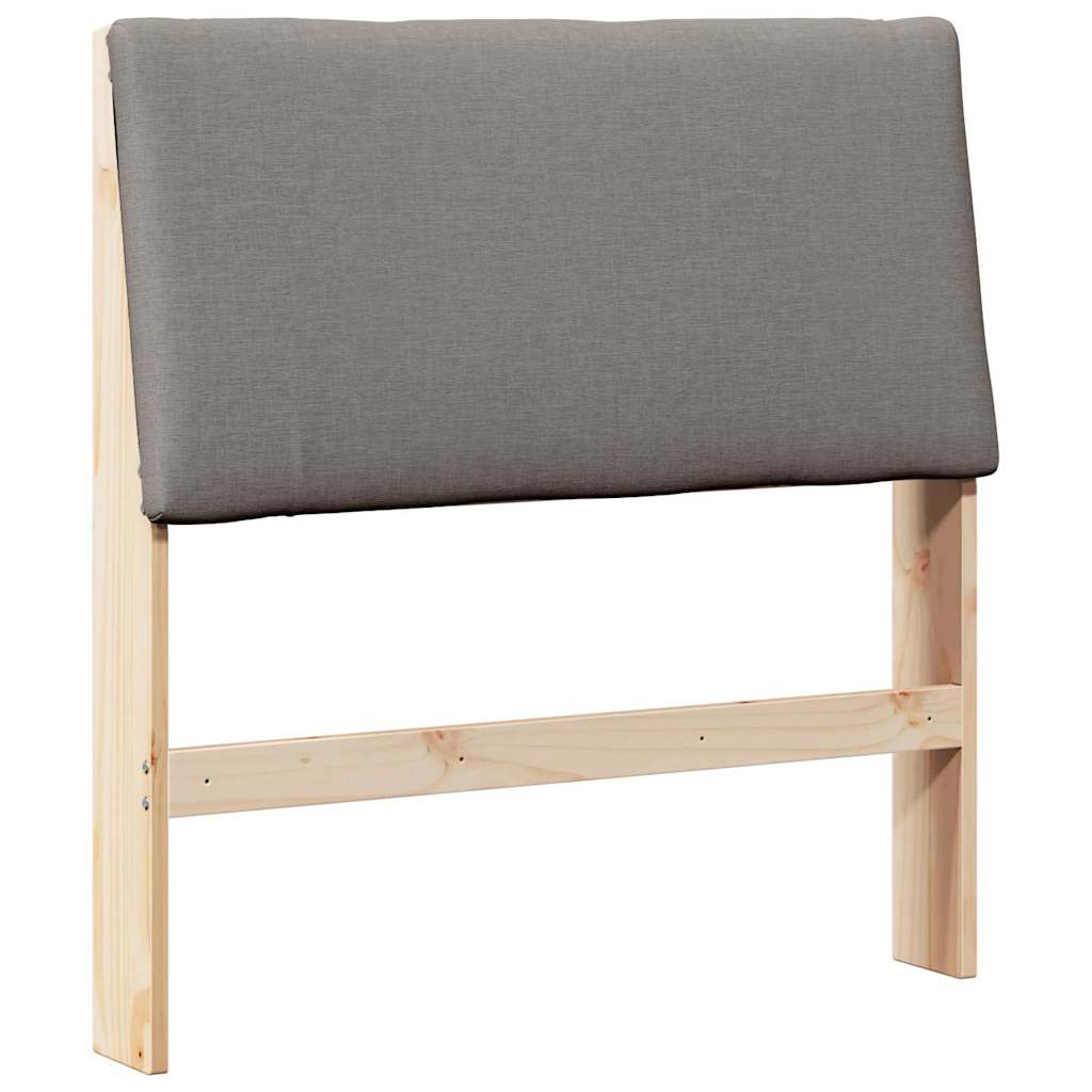 Testiera imbottita Talpa 90 cm Pino massello