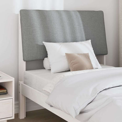 Testiera imbottita Grigio chiaro 90 cm Pino massello