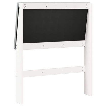 Testiera imbottita Grigio chiaro 80 cm Pino massello