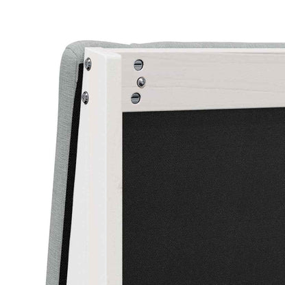 Testiera imbottita Grigio chiaro 75 cm Pino massello