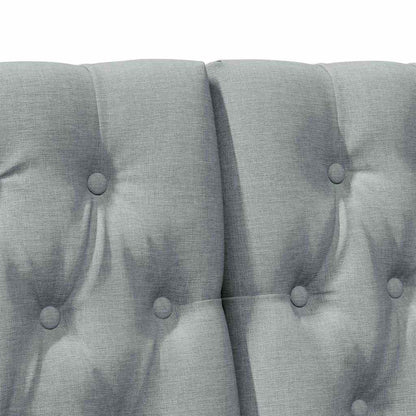 Testiera imbottita Grigio chiaro 180 cm Pino massello