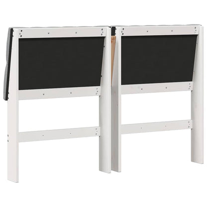 Testiera imbottita Grigio chiaro 135 cm Pino massello