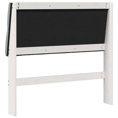 Testiera imbottita Grigio chiaro 100 cm Pino massello