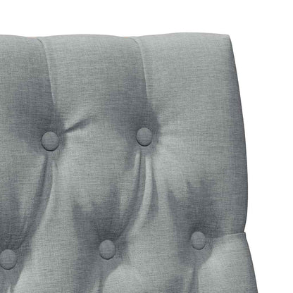 Testiera imbottita Grigio chiaro 90 cm Pino massello