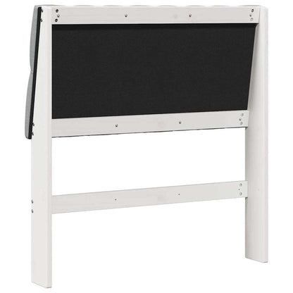 Testiera imbottita Grigio chiaro 90 cm Pino massello