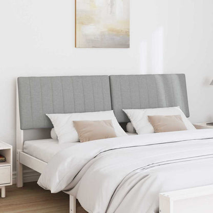 Testiera imbottita Grigio chiaro 180 cm Pino massello