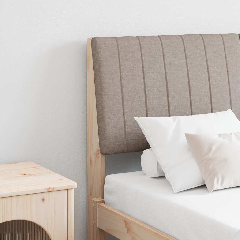 Testiera imbottita Talpa 135 cm Pino massello