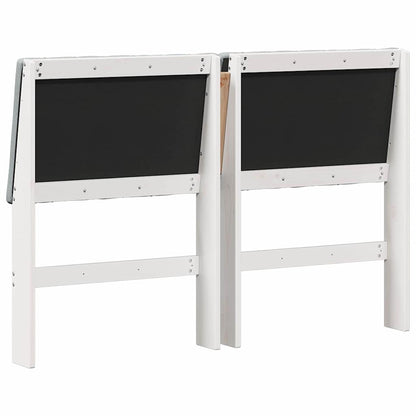 Testiera imbottita Grigio chiaro 135 cm Pino massello