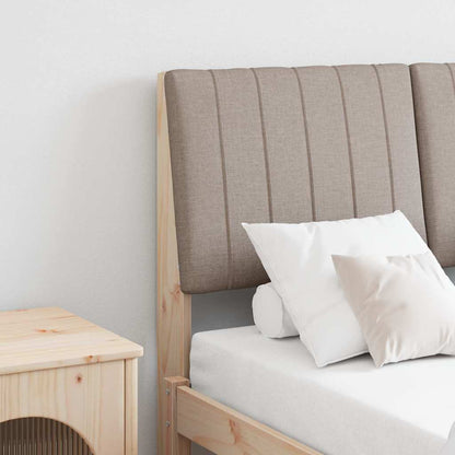 Testiera imbottita Talpa 120 cm Pino massello