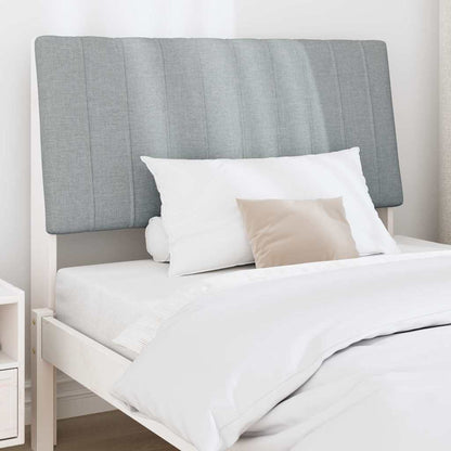 Testiera imbottita Grigio chiaro 100 cm Pino massello