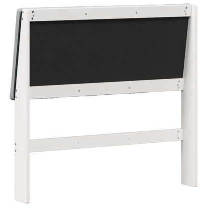 Testiera imbottita Grigio chiaro 100 cm Pino massello