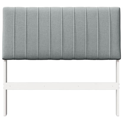 Testiera imbottita Grigio chiaro 100 cm Pino massello