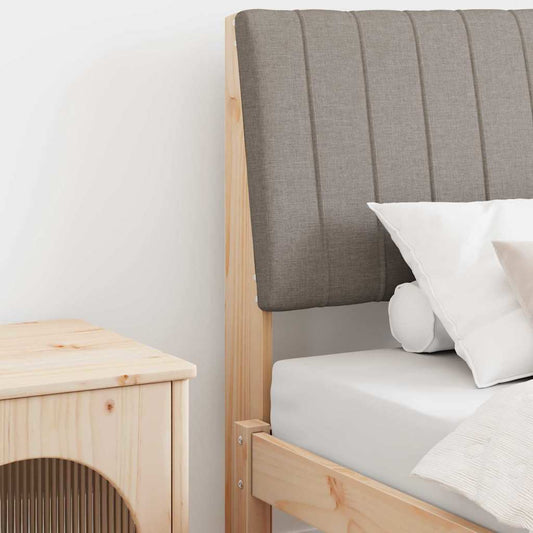 Testiera imbottita Talpa 90 cm Pino massello