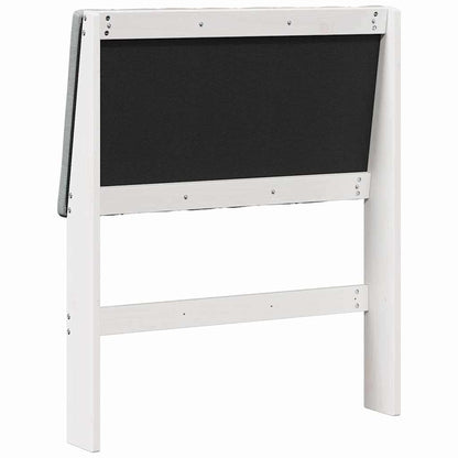 Testiera imbottita Grigio chiaro 75 cm Pino massello