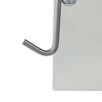 Mangiatore per conigli Argento 12,5 x 12,5 x 25 cm