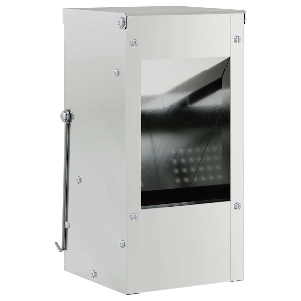 Mangiatore per conigli Argento 12,5 x 12,5 x 25 cm