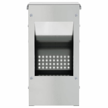 Mangiatore per conigli Argento 12,5 x 12,5 x 25 cm