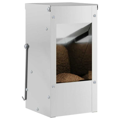 Mangiatore per conigli Argento 12,5 x 12,5 x 25 cm