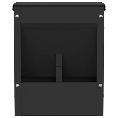 Mangiatore per conigli Nero 20 x 12,5 x 25 cm