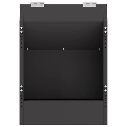 Mangiatore per conigli Nero 64.5 x 25.5 x 45.5 cm