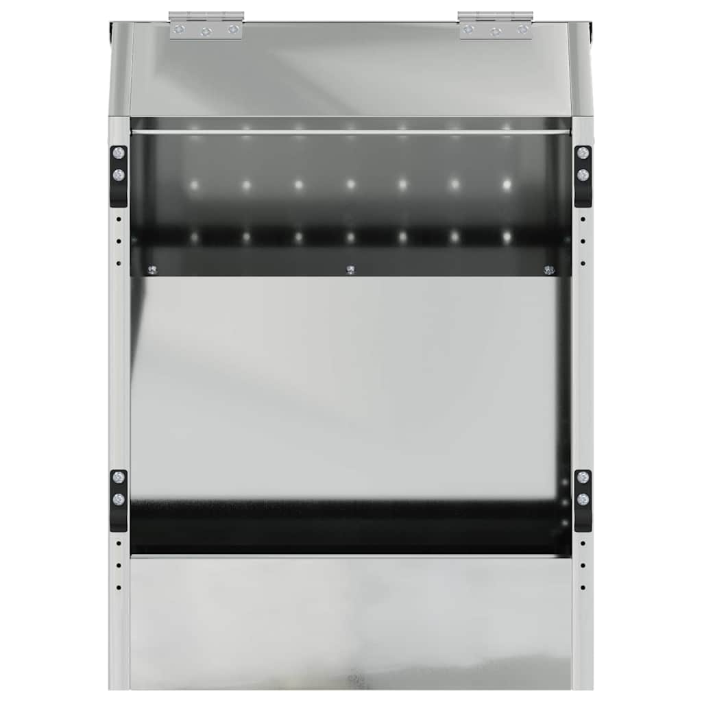 Mangiatore per conigli Argento 64.5 x 25.5 x 45.5 cm