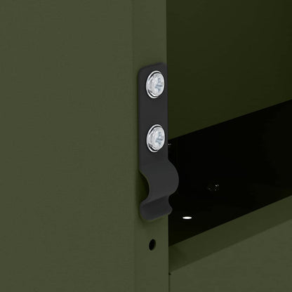 Mangiatore per conigli Verde oliva 64.5 x 25.5 x 45.5 cm