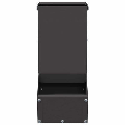 Mangiatore per conigli Nero 12,5 x 26 x 28,5 cm