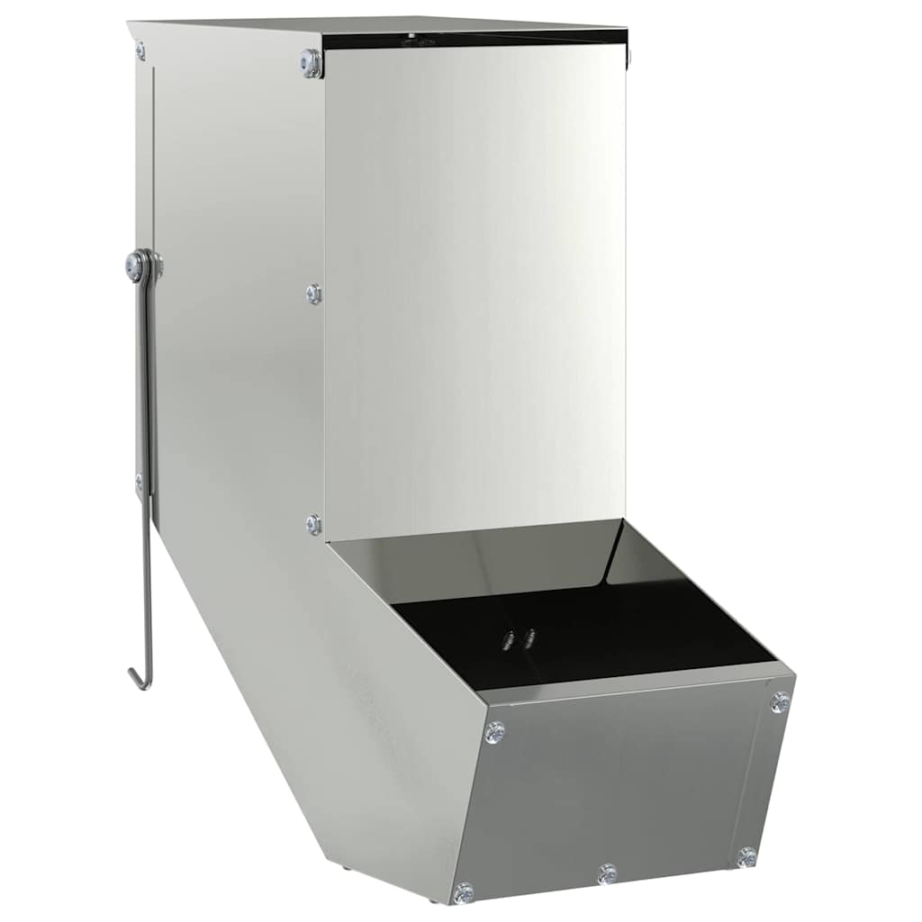 Mangiatore per conigli Argento 12,5 x 26 x 28,5 cm