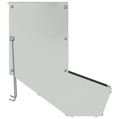 Mangiatore per conigli Argento 12,5 x 26 x 28,5 cm