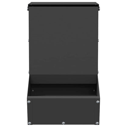 Mangiatore per conigli Nero 17,5 x 26 x 28,5 cm
