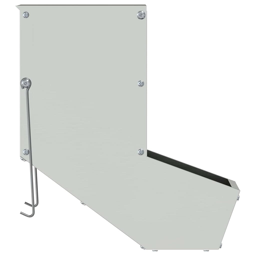 Mangiatore per conigli Argento 17,5 x 26 x 28,5 cm