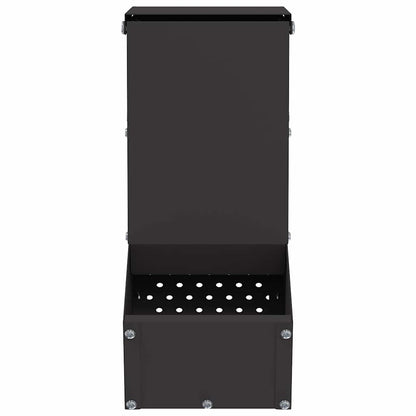Mangiatore per conigli Nero 12,5 x 26 x 28,5 cm