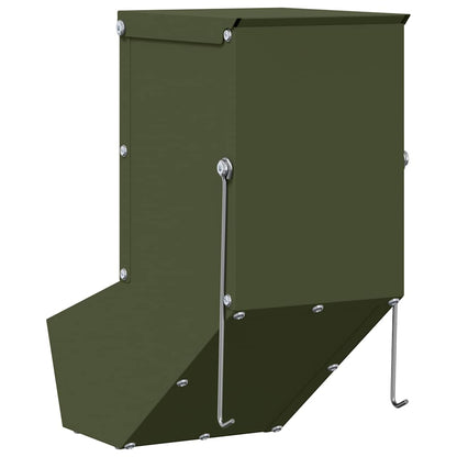 Mangiatore per conigli Verde oliva 12,5 x 26 x 28,5 cm | homemem39