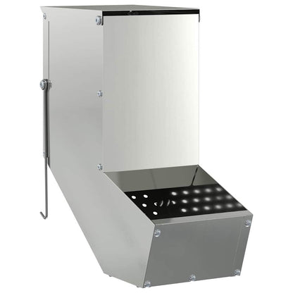 Mangiatore per conigli Argento 12,5 x 26 x 28,5 cm