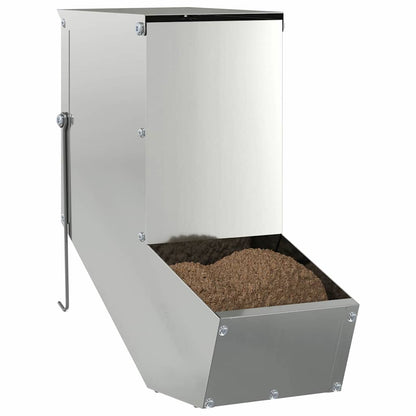 Mangiatore per conigli Argento 12,5 x 26 x 28,5 cm