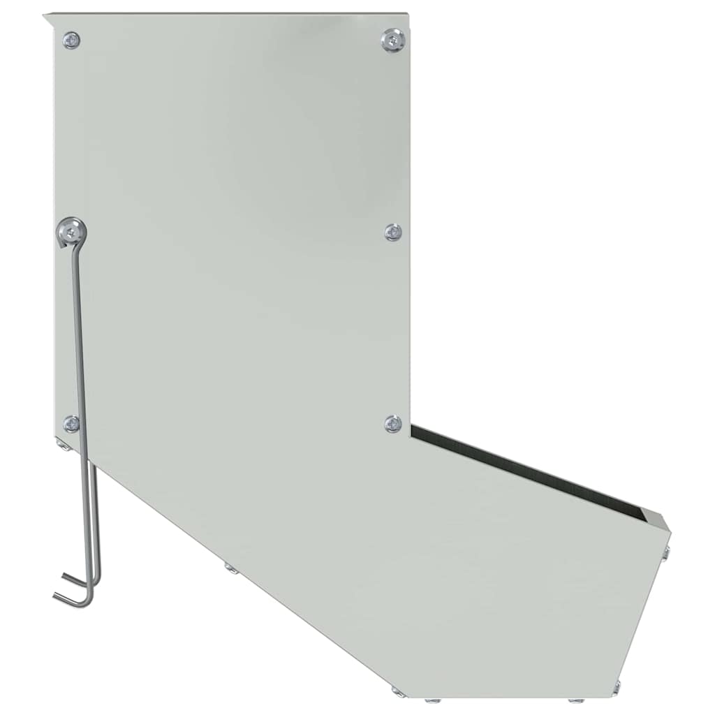 Mangiatore per conigli Argento 12,5 x 26 x 28,5 cm