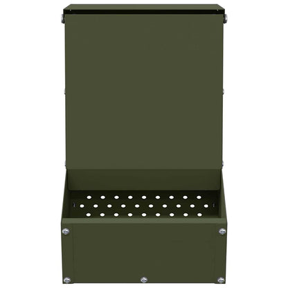 Mangiatore per conigli Verde oliva 17,5 x 26 x 28,5 cm