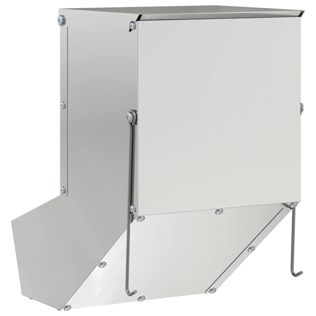 Mangiatore per conigli Argento 17,5 x 26 x 28,5 cm