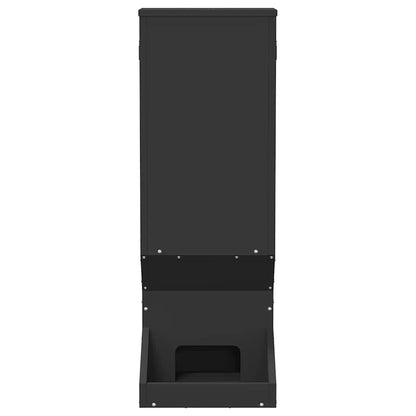 Mangiatore per cervi Nero 28 x 30 x 80 cm