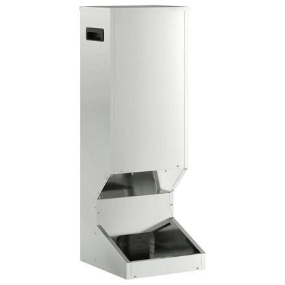 Mangiatore per cervi Argento 28 x 30 x 80 cm Acciaio zincato