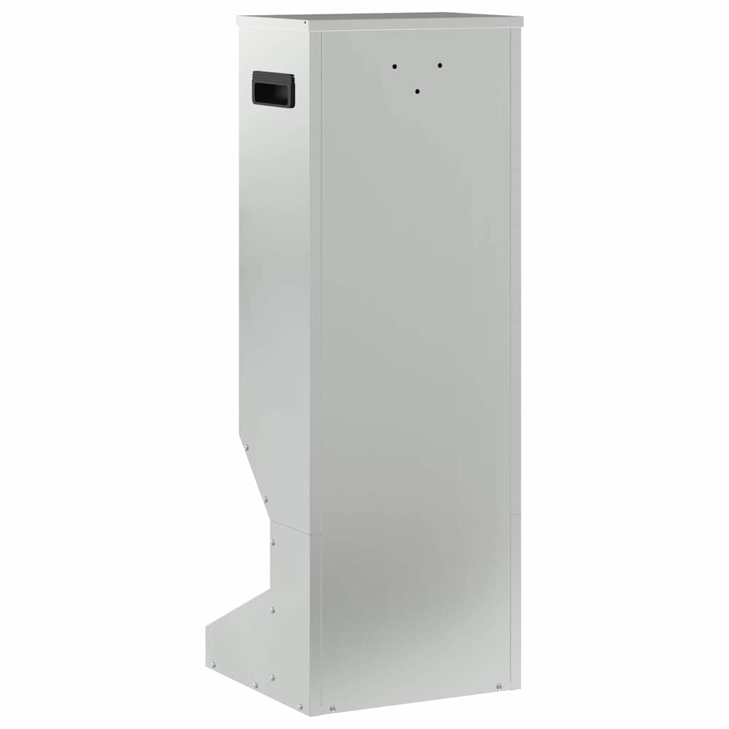 Mangiatore per cervi Argento 28 x 30 x 80 cm Acciaio zincato