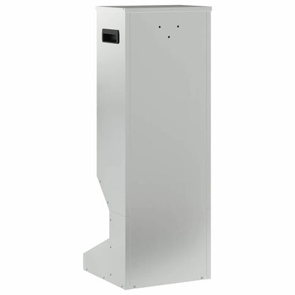 Mangiatore per cervi Argento 28 x 30 x 80 cm Acciaio zincato